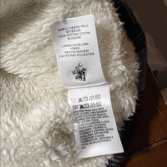 Lucky Plaid Flannel Sherpa Jacket | Size Medium - Picture 6 of 11